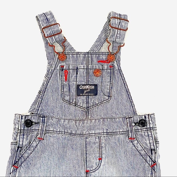 OSHKOSH B'GOSH Vintage Pinstripe Overalls - Picture 4 of 10